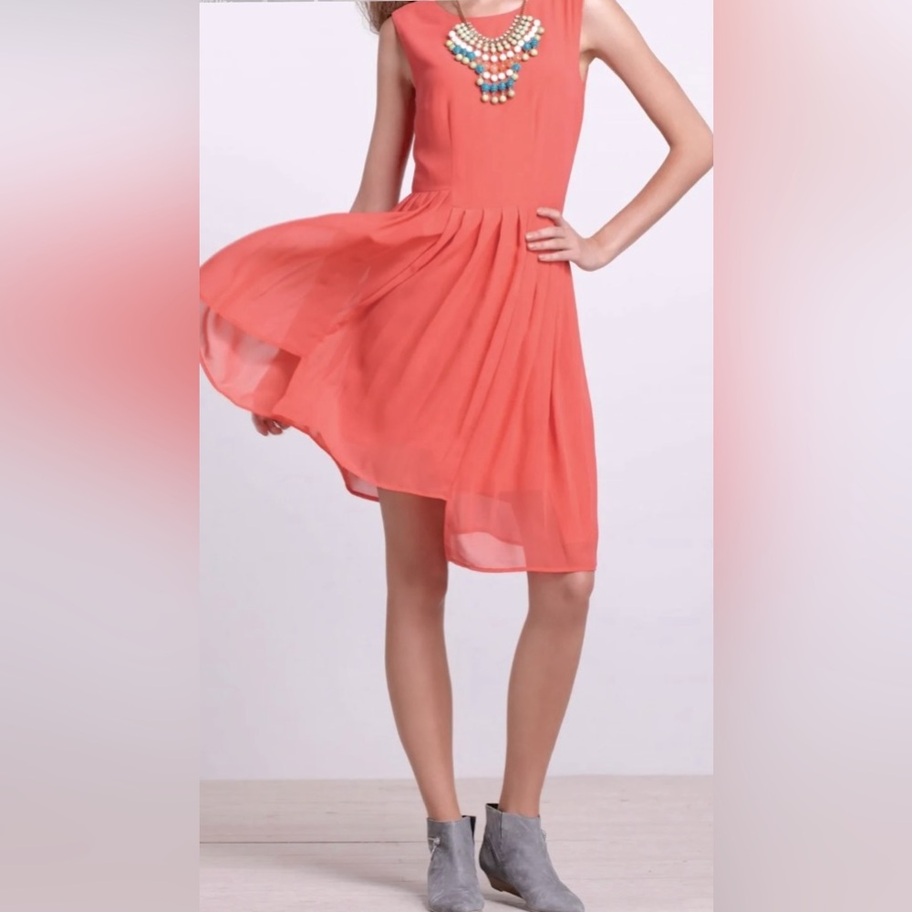 Anthropologie|Sleeveless Treasure by Samantha Pleet Stairways Chiffon Mini Dress - Picture 4 of 10